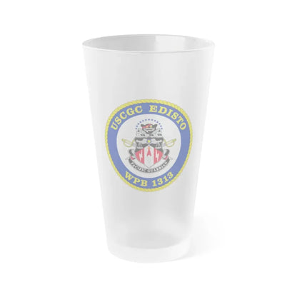 USCGC Edisto WPB 1313 (U.S. Coast Guard) Frosted Pint Glass 16oz Default Title - Go Mug Yourself