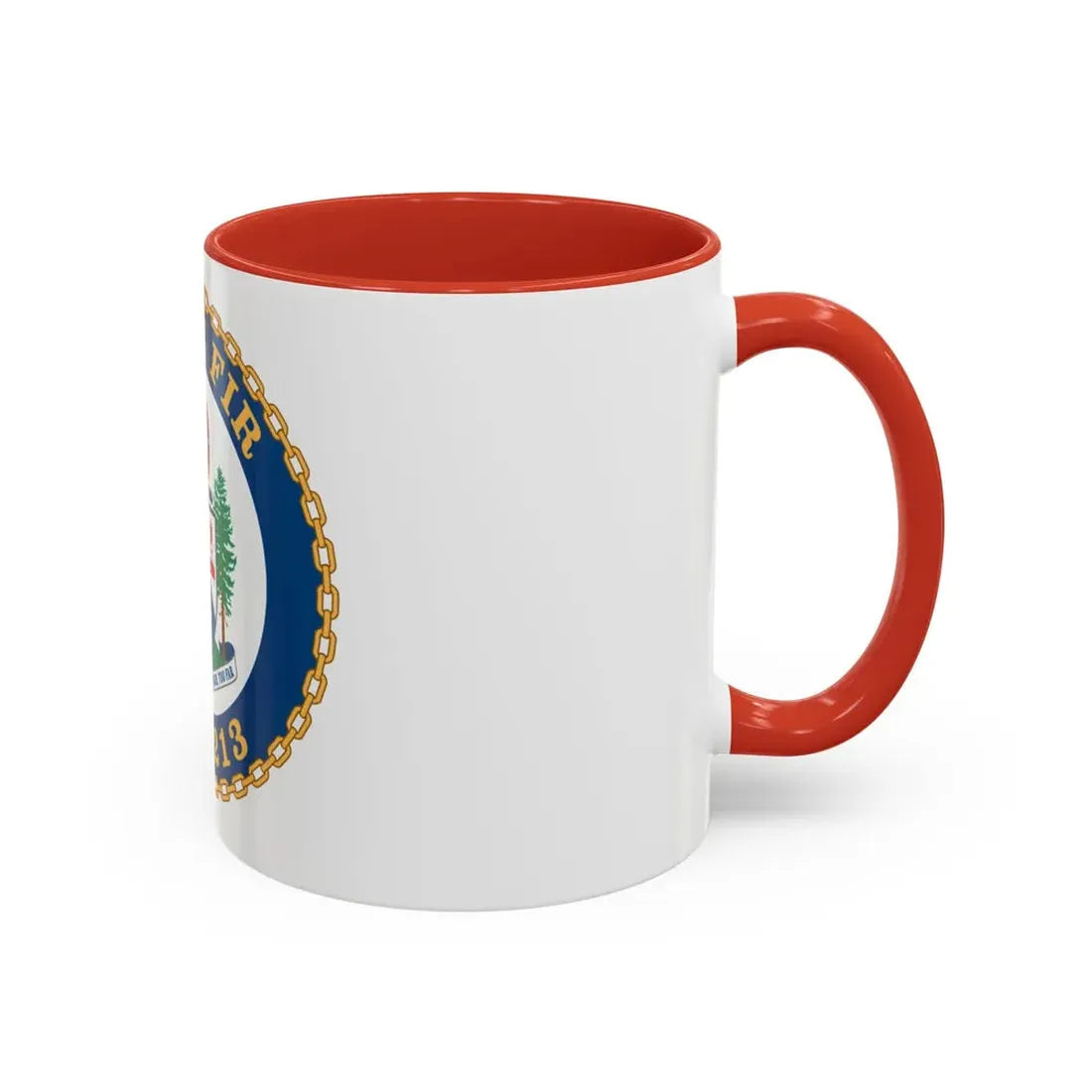 USCGC Fir WLB 213 (U.S. Coast Guard) Accent Coffee Mug - Go Mug Yourself