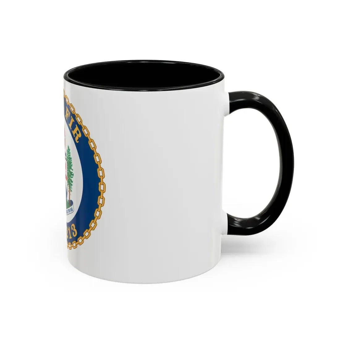 USCGC Fir WLB 213 (U.S. Coast Guard) Accent Coffee Mug - Go Mug Yourself