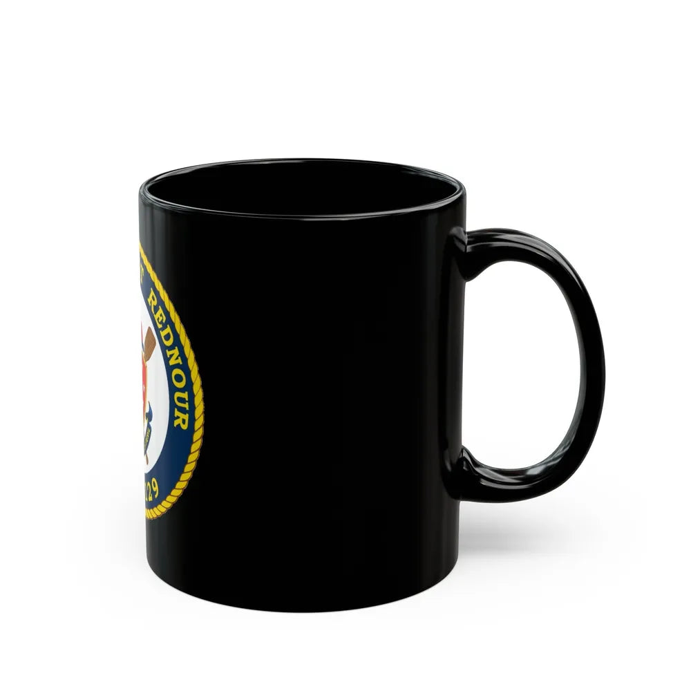 USCGC Forrest Rednour WPC 1129 (U.S. Coast Guard) Black Coffee Mug-Go Mug Yourself