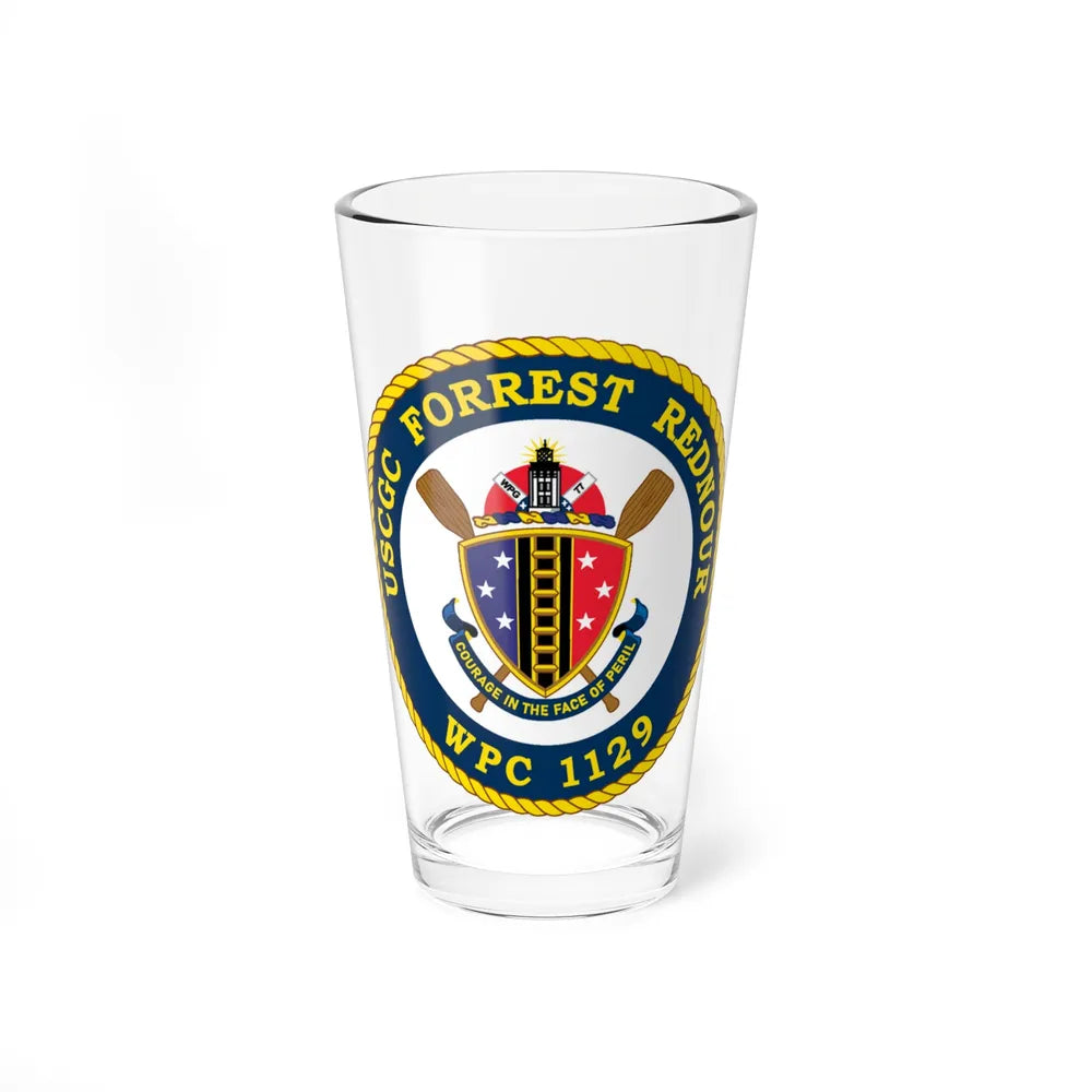 USCGC Forrest Rednour WPC 1129 (U.S. Coast Guard) Pint Glass 16oz-16oz-Go Mug Yourself