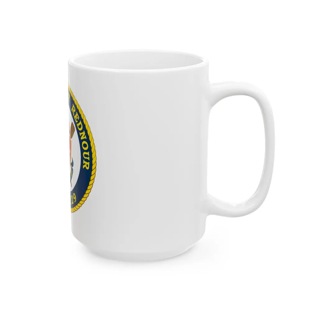 USCGC Forrest Rednour WPC 1129 (U.S. Coast Guard) White Coffee Mug-Go Mug Yourself