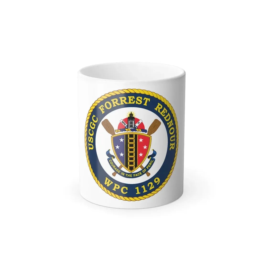 USCGC Forrest Rednour WPC 1129 (U.S. Coast Guard) Color Changing Coffee Mug 11oz - Go Mug Yourself