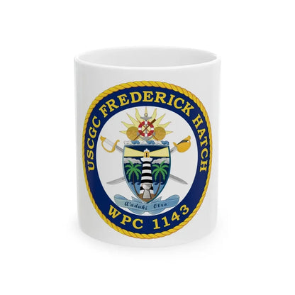 USCGC Frederick Hatch WPC 1143 (U.S. Coast Guard) White Coffee Mug 11oz - Go Mug Yourself