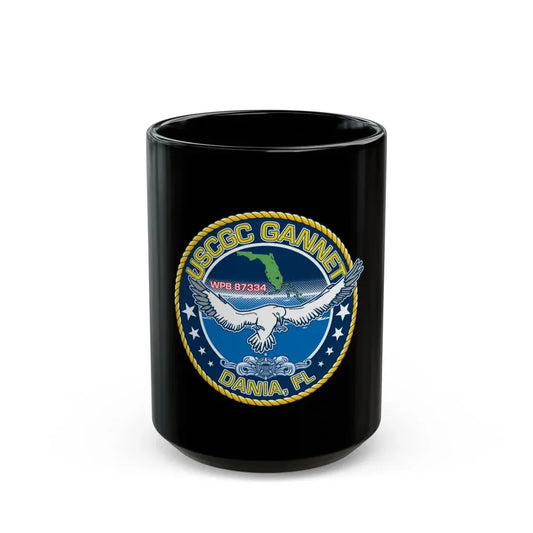 USCGC Gannet Dania FL (U.S. Coast Guard) Black Coffee Mug 15oz - Go Mug Yourself