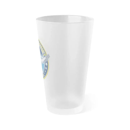 USCGC Gannet Dania FL (U.S. Coast Guard) Frosted Pint Glass 16oz - Go Mug Yourself