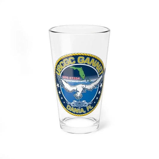 USCGC Gannet Dania FL (U.S. Coast Guard) Pint Glass 16oz 16oz - Go Mug Yourself