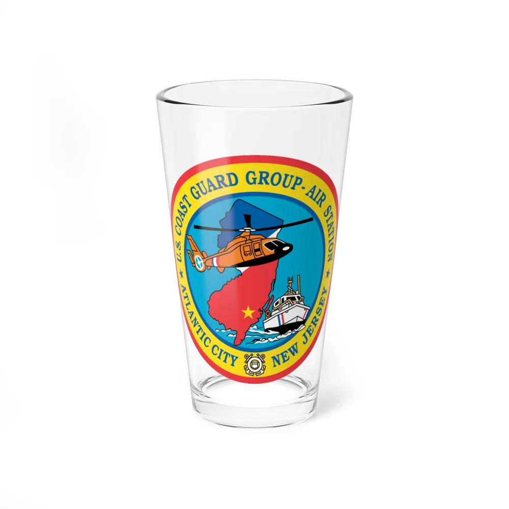 USCGC Group Air Station Atlantic City NJ (U.S. Coast Guard) Pint Glass 16oz-16oz-Go Mug Yourself