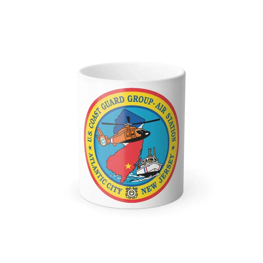USCGC Group Air Station Atlantic City NJ (U.S. Coast Guard) Color Changing Coffee Mug 11oz - Go Mug Yourself