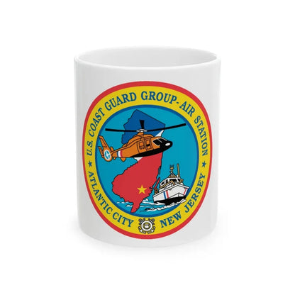 USCGC Group Air Station Atlantic City NJ (U.S. Coast Guard) White Coffee Mug 11oz - Go Mug Yourself