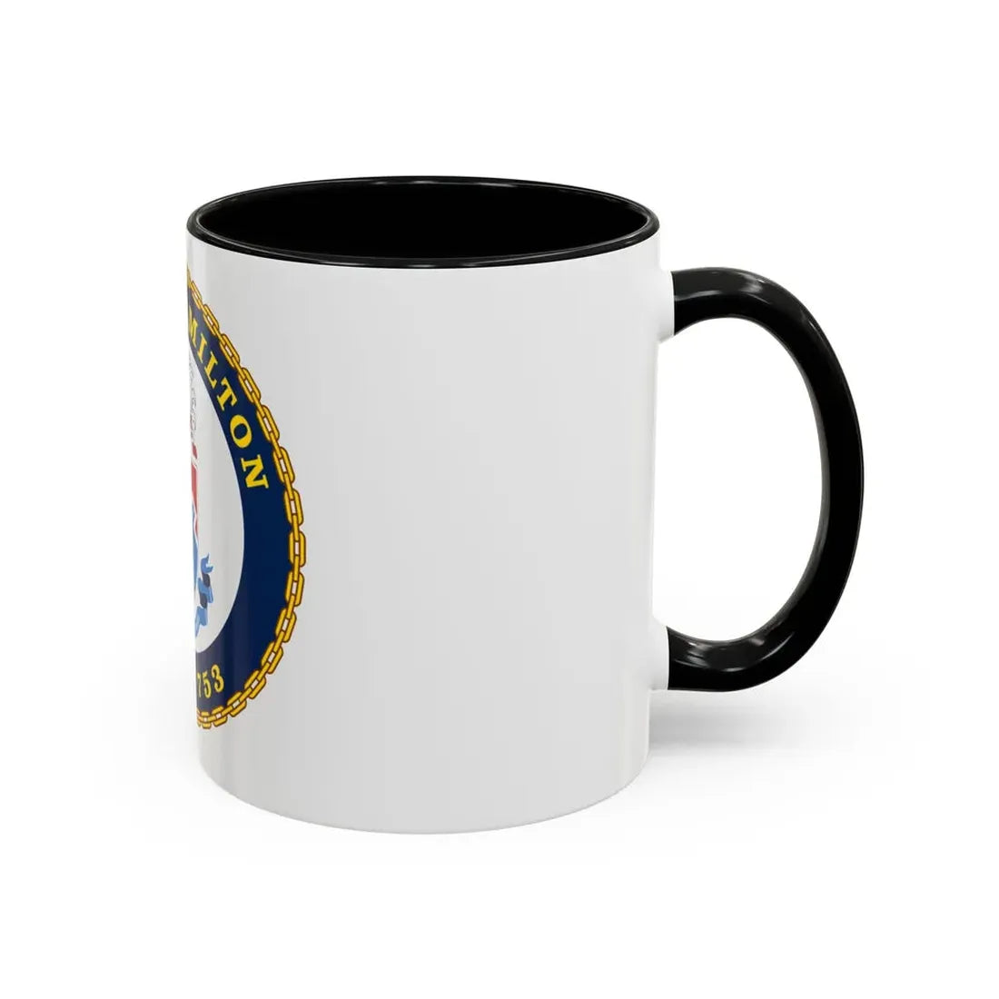 USCGC Hamilton WMSL 753 (U.S. Coast Guard) Accent Coffee Mug - Go Mug Yourself