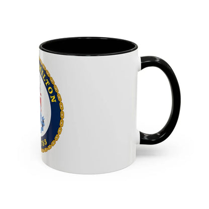 USCGC Hamilton WMSL 753 (U.S. Coast Guard) Accent Coffee Mug - Go Mug Yourself
