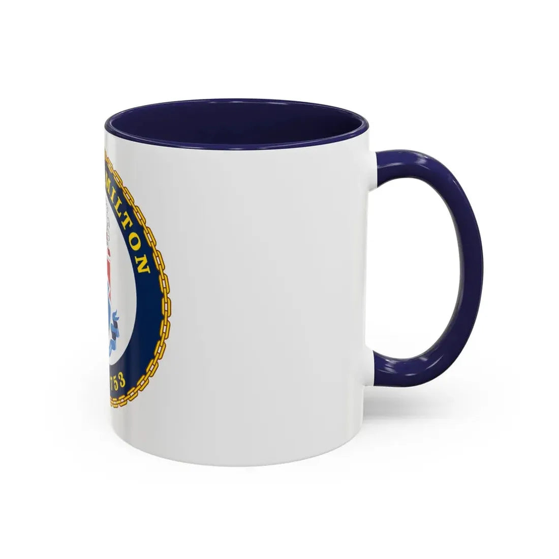 USCGC Hamilton WMSL 753 (U.S. Coast Guard) Accent Coffee Mug - Go Mug Yourself