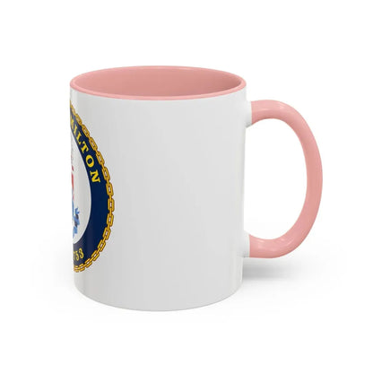USCGC Hamilton WMSL 753 (U.S. Coast Guard) Accent Coffee Mug - Go Mug Yourself