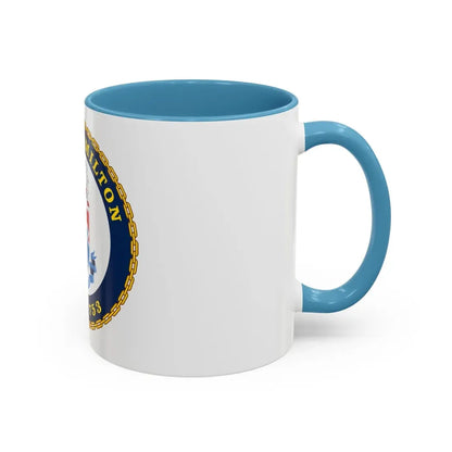 USCGC Hamilton WMSL 753 (U.S. Coast Guard) Accent Coffee Mug - Go Mug Yourself