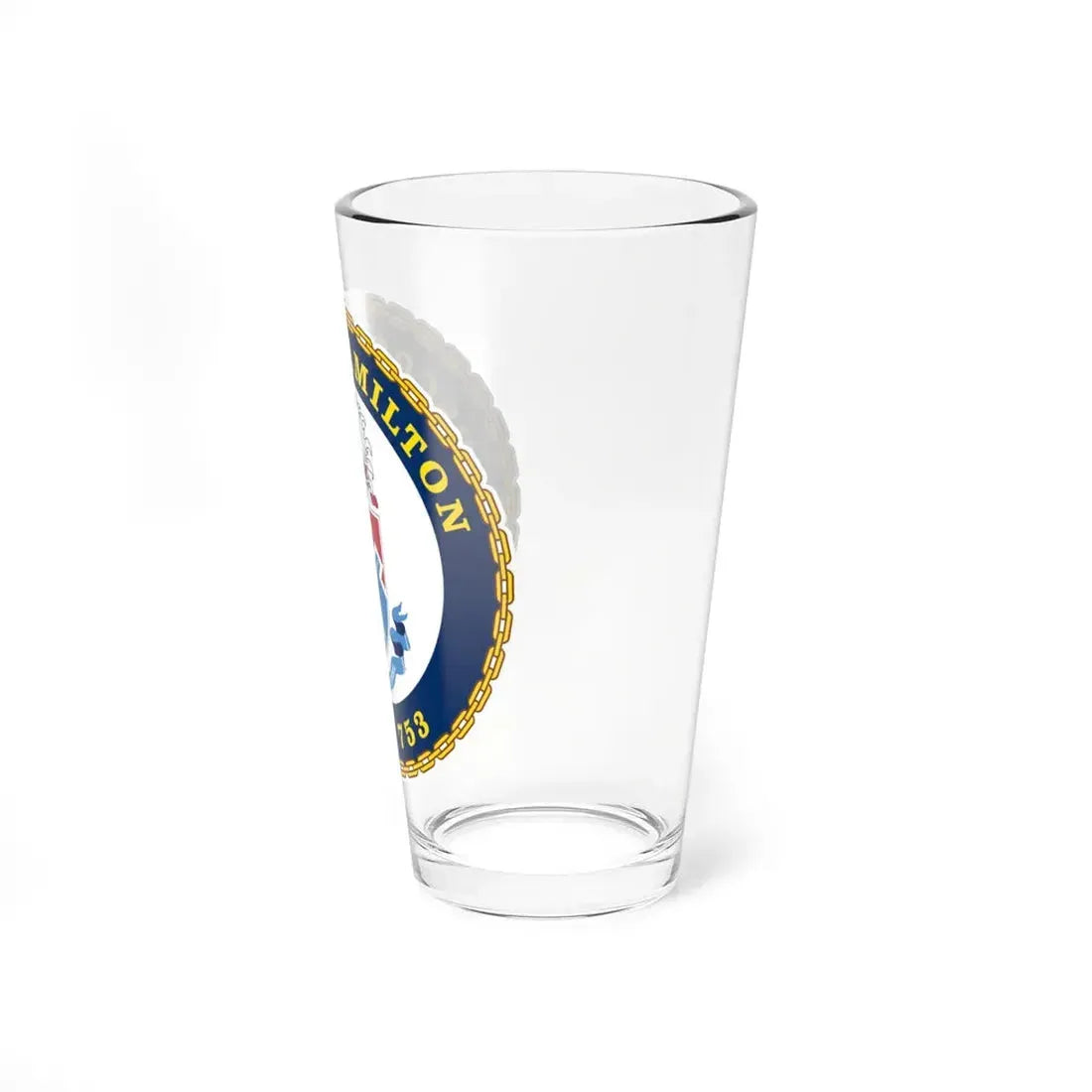 USCGC Hamilton WMSL 753 (U.S. Coast Guard) Pint Glass 16oz - Go Mug Yourself