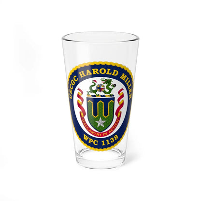 USCGC Harold Miller WPC 1138 (U.S. Coast Guard) Pint Glass 16oz-16oz-Go Mug Yourself