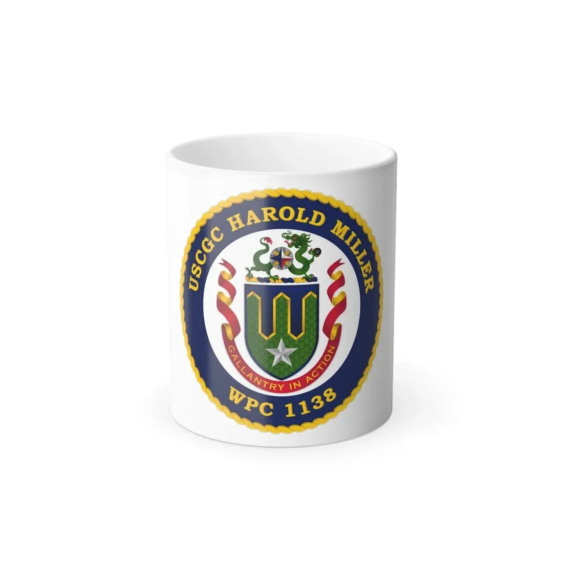 USCGC Harold Miller WPC 1138 (U.S. Coast Guard) Color Changing Coffee Mug 11oz - Go Mug Yourself