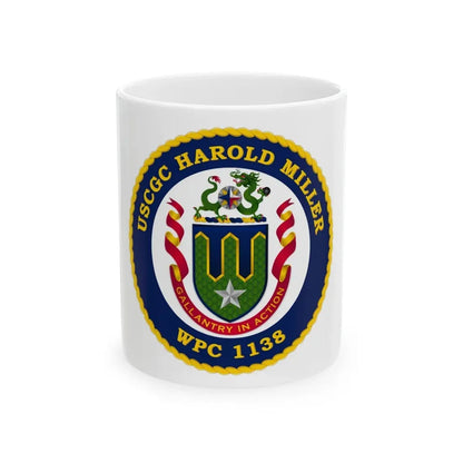 USCGC Harold Miller WPC 1138 (U.S. Coast Guard) White Coffee Mug 11oz - Go Mug Yourself