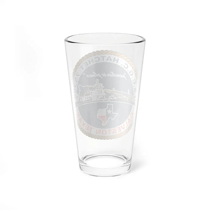 USCGC Hatchet 75309 Galveston TX (U.S. Coast Guard) Pint Glass 16oz-Go Mug Yourself