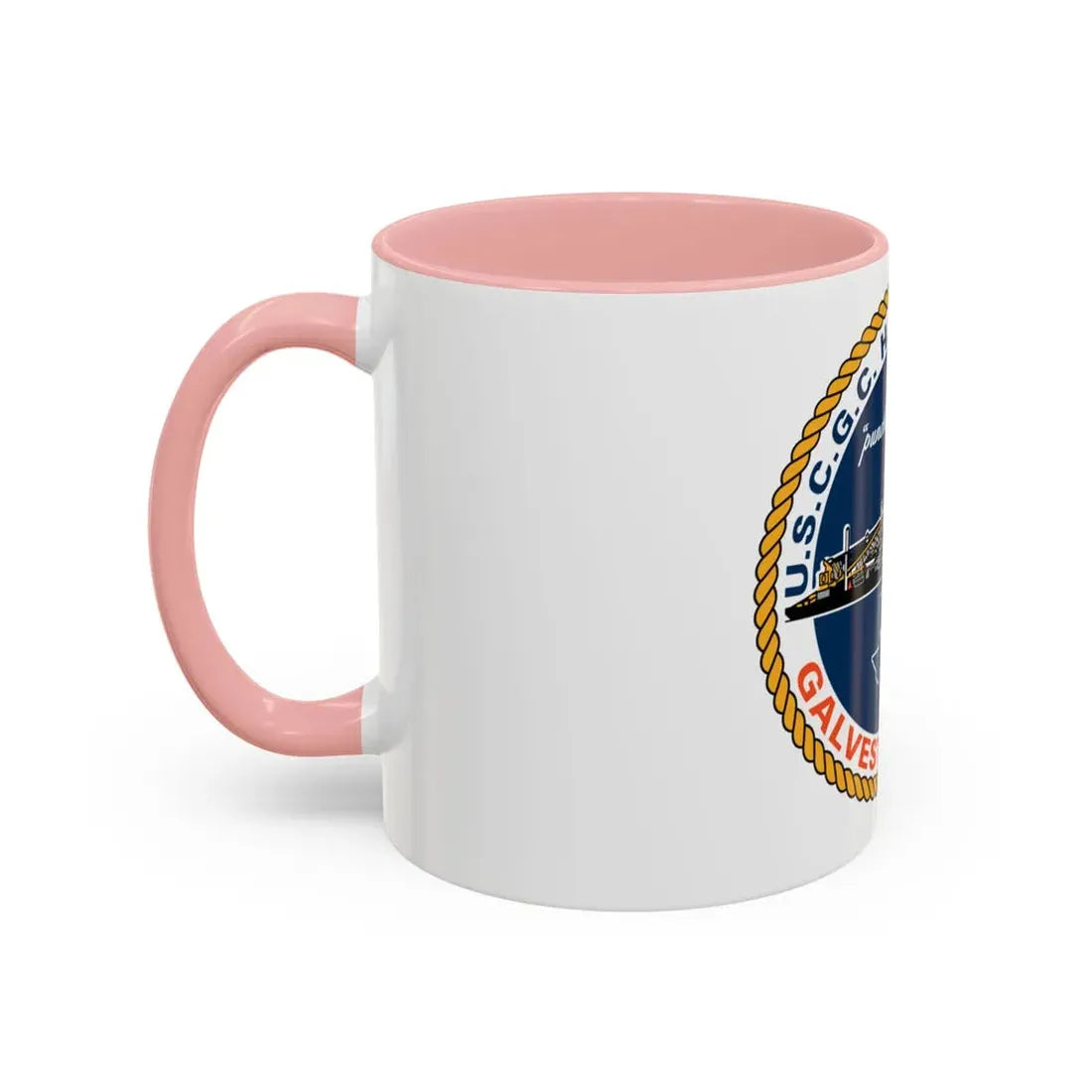 USCGC Hatchet 75309 Galveston TX (U.S. Coast Guard) Accent Coffee Mug - Go Mug Yourself