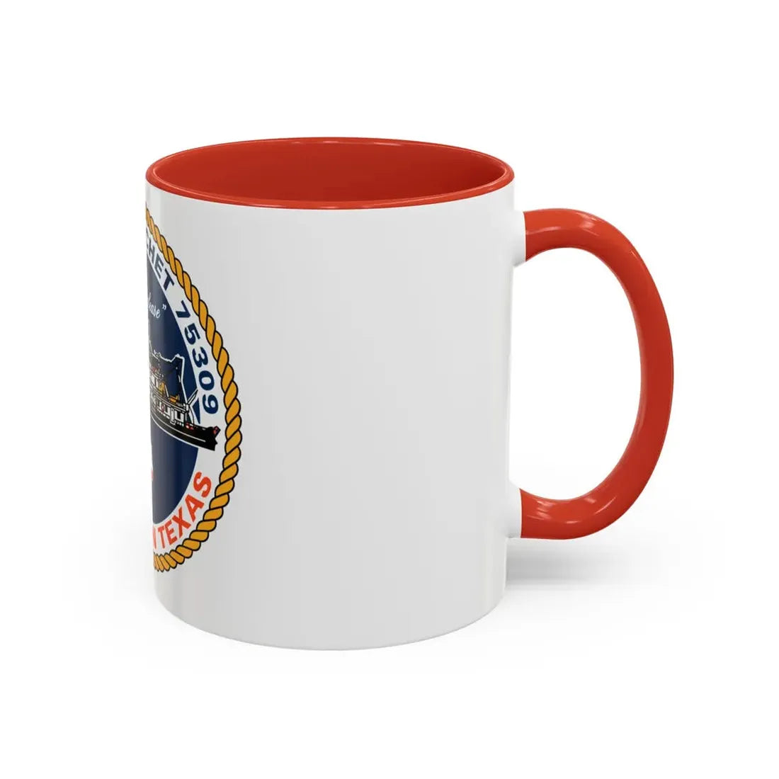 USCGC Hatchet 75309 Galveston TX (U.S. Coast Guard) Accent Coffee Mug - Go Mug Yourself