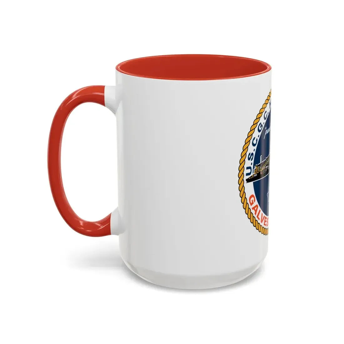 USCGC Hatchet 75309 Galveston TX (U.S. Coast Guard) Accent Coffee Mug - Go Mug Yourself