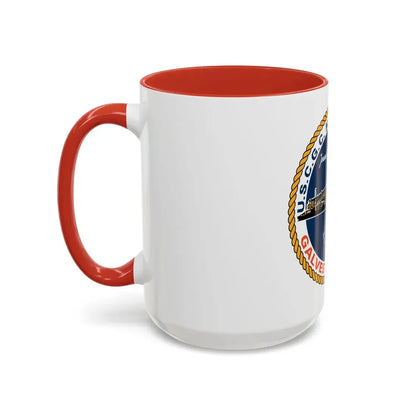 USCGC Hatchet 75309 Galveston TX (U.S. Coast Guard) Accent Coffee Mug - Go Mug Yourself