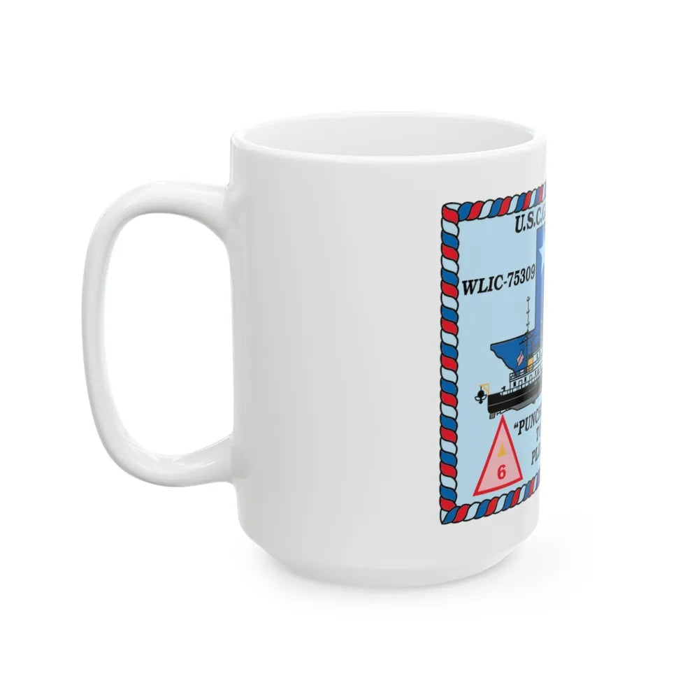 USCGC Hatchet WLIC 75309 (U.S. Coast Guard) White Coffee Mug-Go Mug Yourself