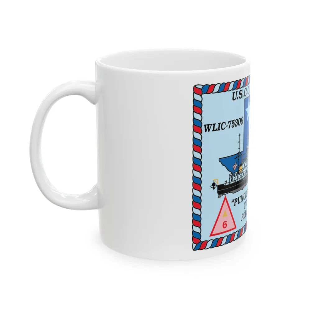 USCGC Hatchet WLIC 75309 (U.S. Coast Guard) White Coffee Mug-Go Mug Yourself