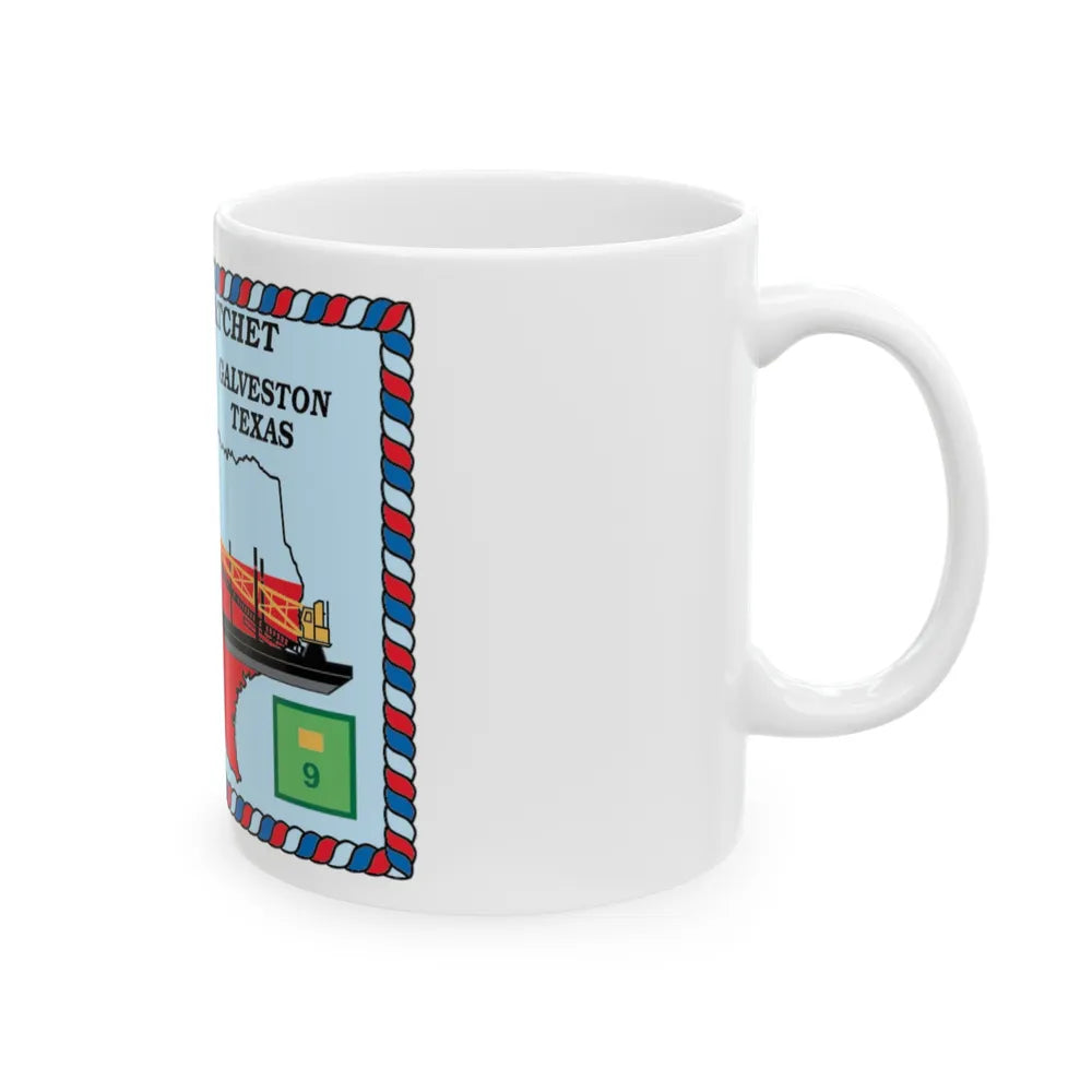 USCGC Hatchet WLIC 75309 (U.S. Coast Guard) White Coffee Mug-Go Mug Yourself