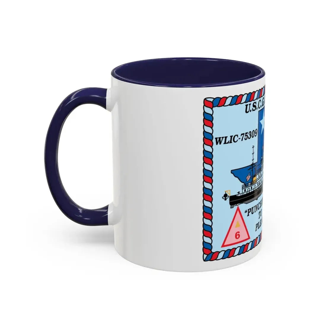 USCGC Hatchet WLIC 75309 (U.S. Coast Guard) Accent Coffee Mug - Go Mug Yourself