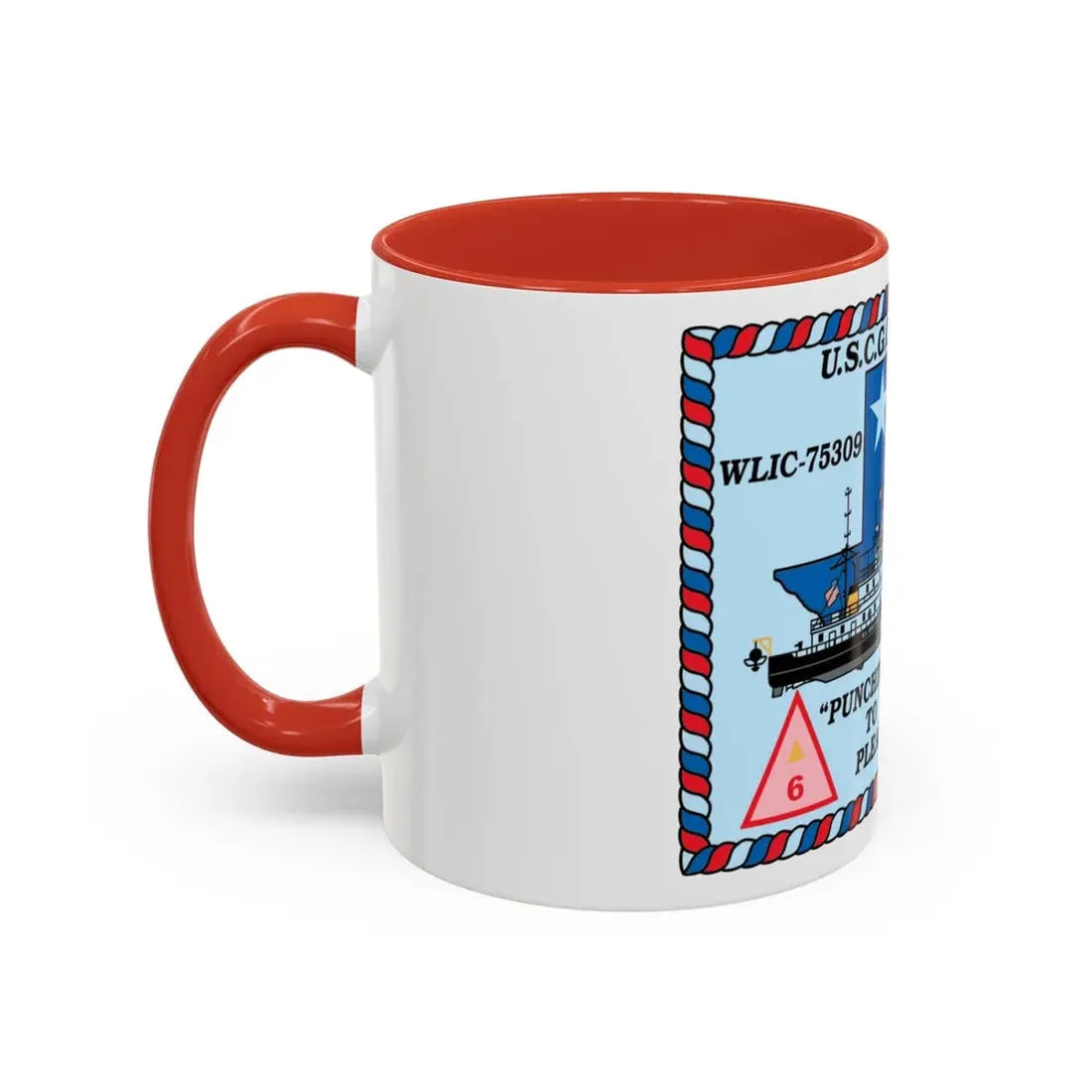 USCGC Hatchet WLIC 75309 (U.S. Coast Guard) Accent Coffee Mug - Go Mug Yourself
