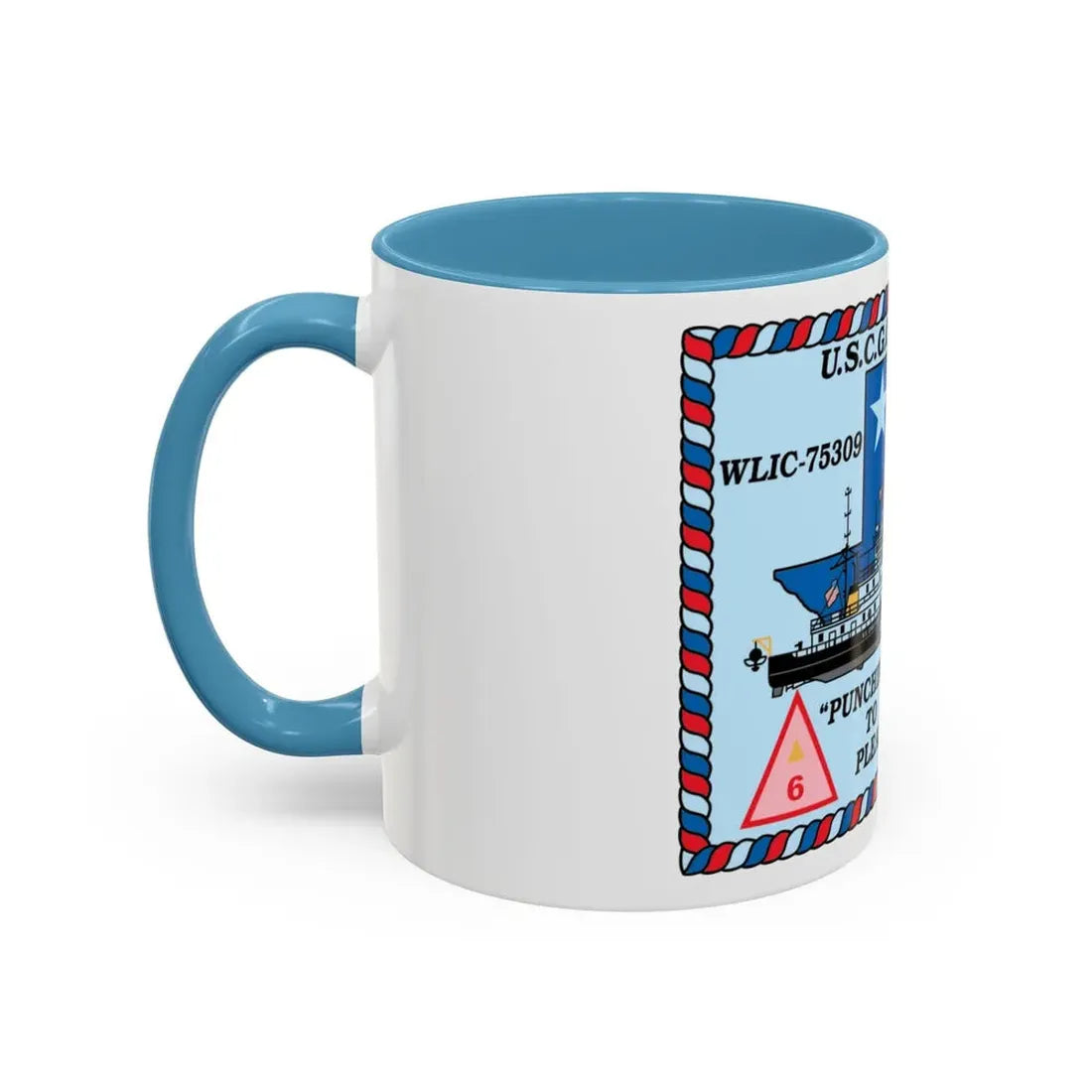 USCGC Hatchet WLIC 75309 (U.S. Coast Guard) Accent Coffee Mug - Go Mug Yourself