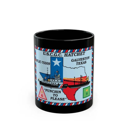 USCGC Hatchet WLIC 75309 (U.S. Coast Guard) Black Coffee Mug 11oz - Go Mug Yourself