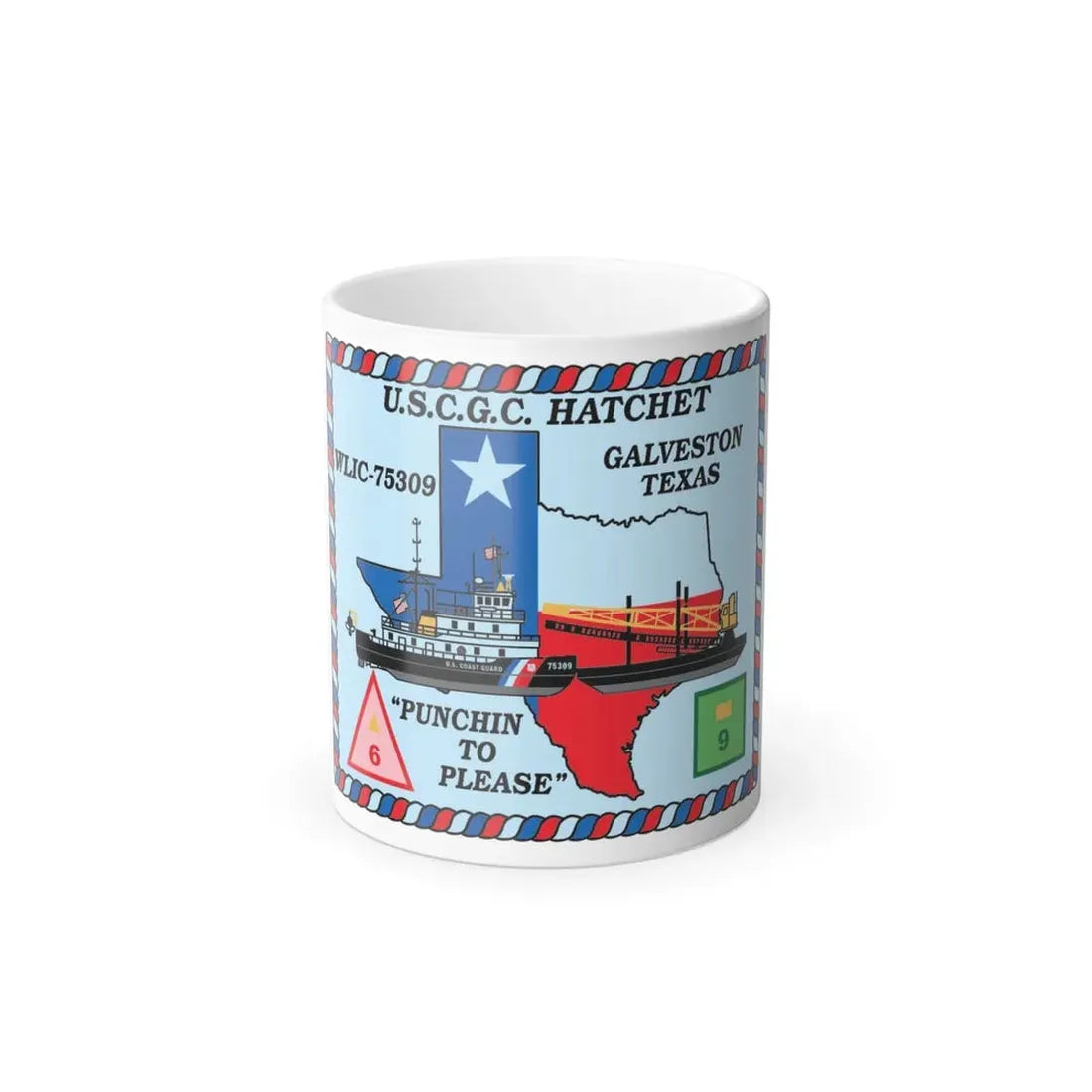 USCGC Hatchet WLIC 75309 (U.S. Coast Guard) Color Changing Coffee Mug 11oz - Go Mug Yourself