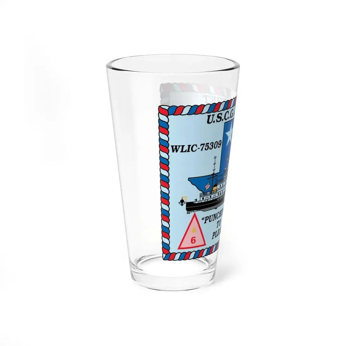 USCGC Hatchet WLIC 75309 (U.S. Coast Guard) Pint Glass 16oz - Go Mug Yourself