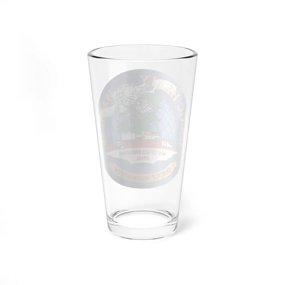 USCGC Healy WAGB 20 Seattle Wash (U.S. Coast Guard) Pint Glass 16oz-Go Mug Yourself