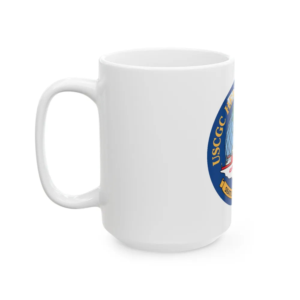 USCGC Healy WAGB 20 Seattle Wash (U.S. Coast Guard) White Coffee Mug-Go Mug Yourself