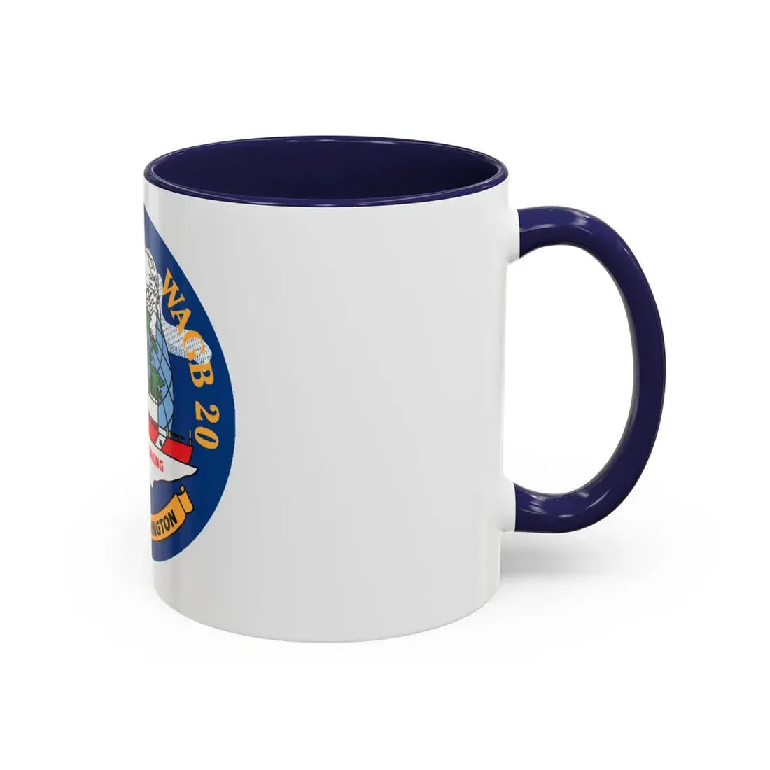 USCGC Healy WAGB 20 Seattle Wash (U.S. Coast Guard) Accent Coffee Mug - Go Mug Yourself