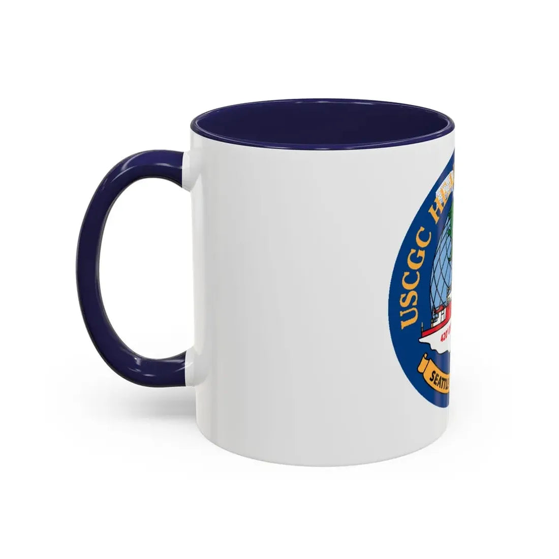 USCGC Healy WAGB 20 Seattle Wash (U.S. Coast Guard) Accent Coffee Mug - Go Mug Yourself