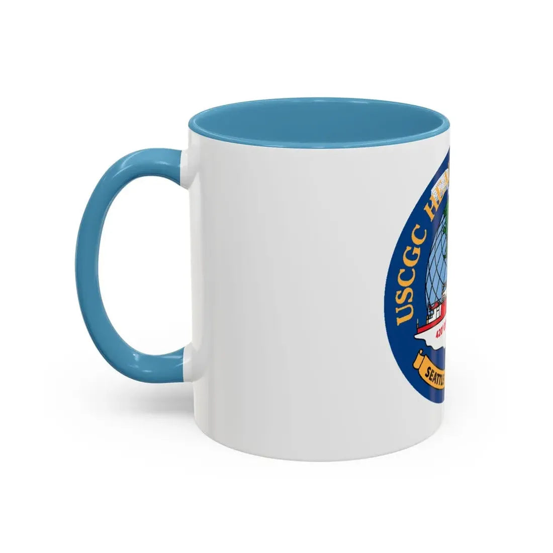 USCGC Healy WAGB 20 Seattle Wash (U.S. Coast Guard) Accent Coffee Mug - Go Mug Yourself