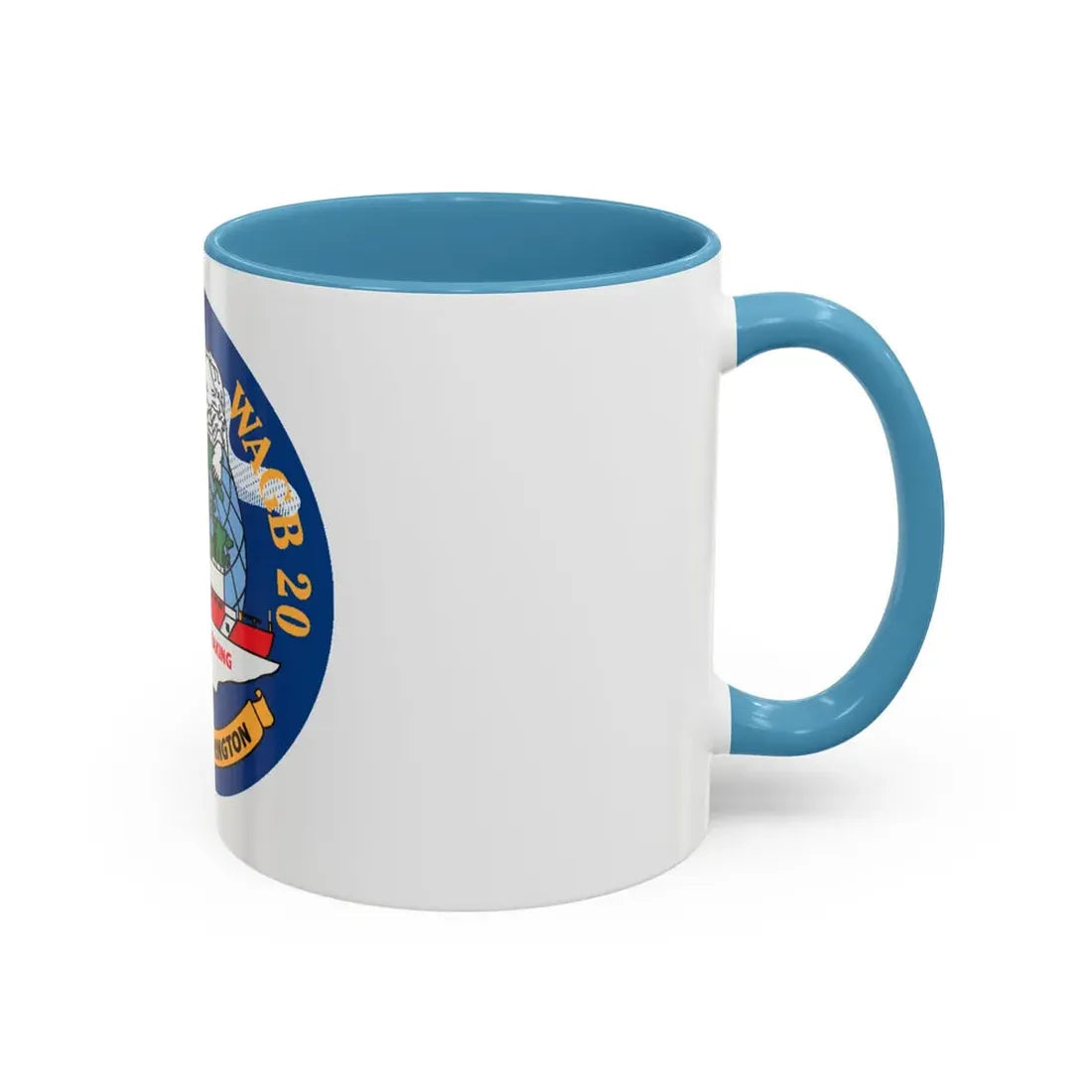 USCGC Healy WAGB 20 Seattle Wash (U.S. Coast Guard) Accent Coffee Mug - Go Mug Yourself