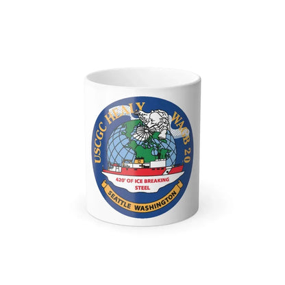 USCGC Healy WAGB 20 Seattle Wash (U.S. Coast Guard) Color Changing Coffee Mug 11oz - Go Mug Yourself