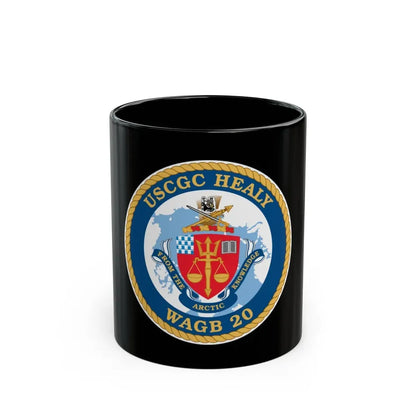USCGC Healy WAGB 20 (U.S. Coast Guard) Black Coffee Mug 11oz - Go Mug Yourself