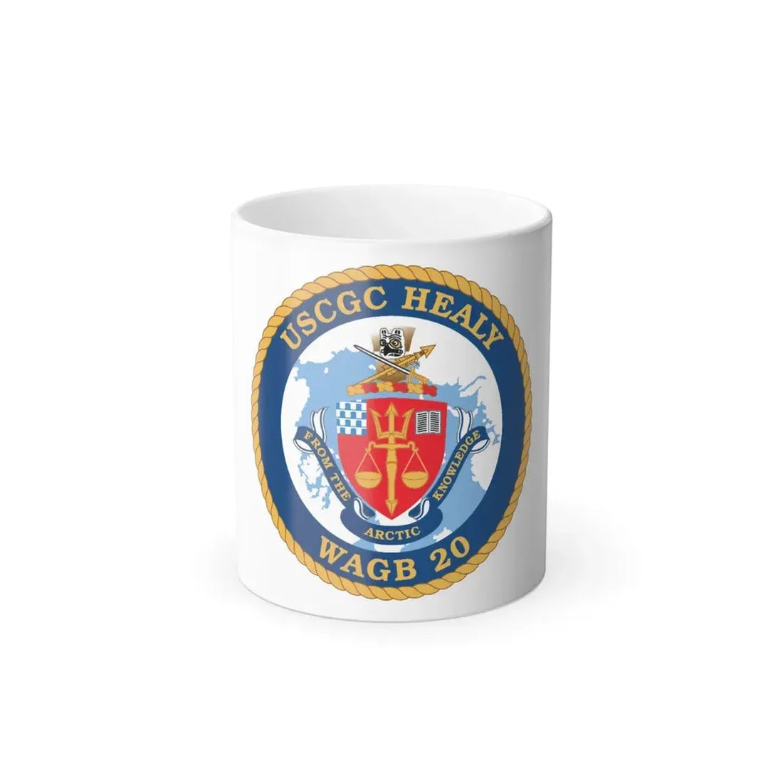 USCGC Healy WAGB 20 (U.S. Coast Guard) Color Changing Coffee Mug 11oz - Go Mug Yourself