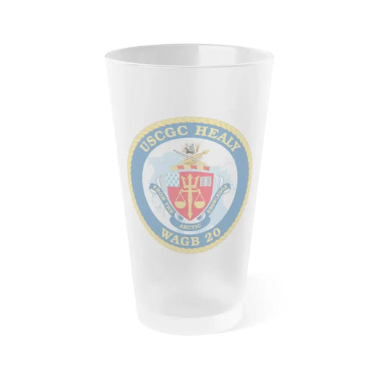USCGC Healy WAGB 20 (U.S. Coast Guard) Frosted Pint Glass 16oz Default Title - Go Mug Yourself