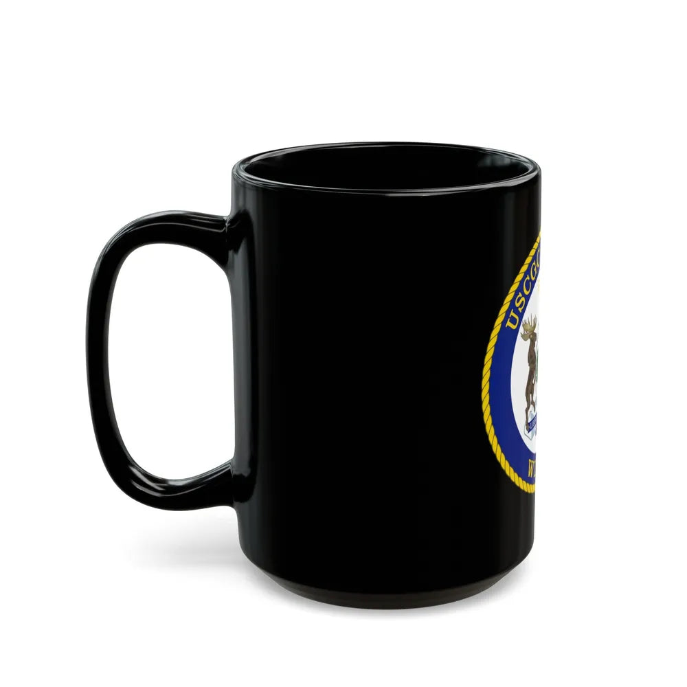 USCGC Hickory WLB 212 (U.S. Coast Guard) Black Coffee Mug-Go Mug Yourself