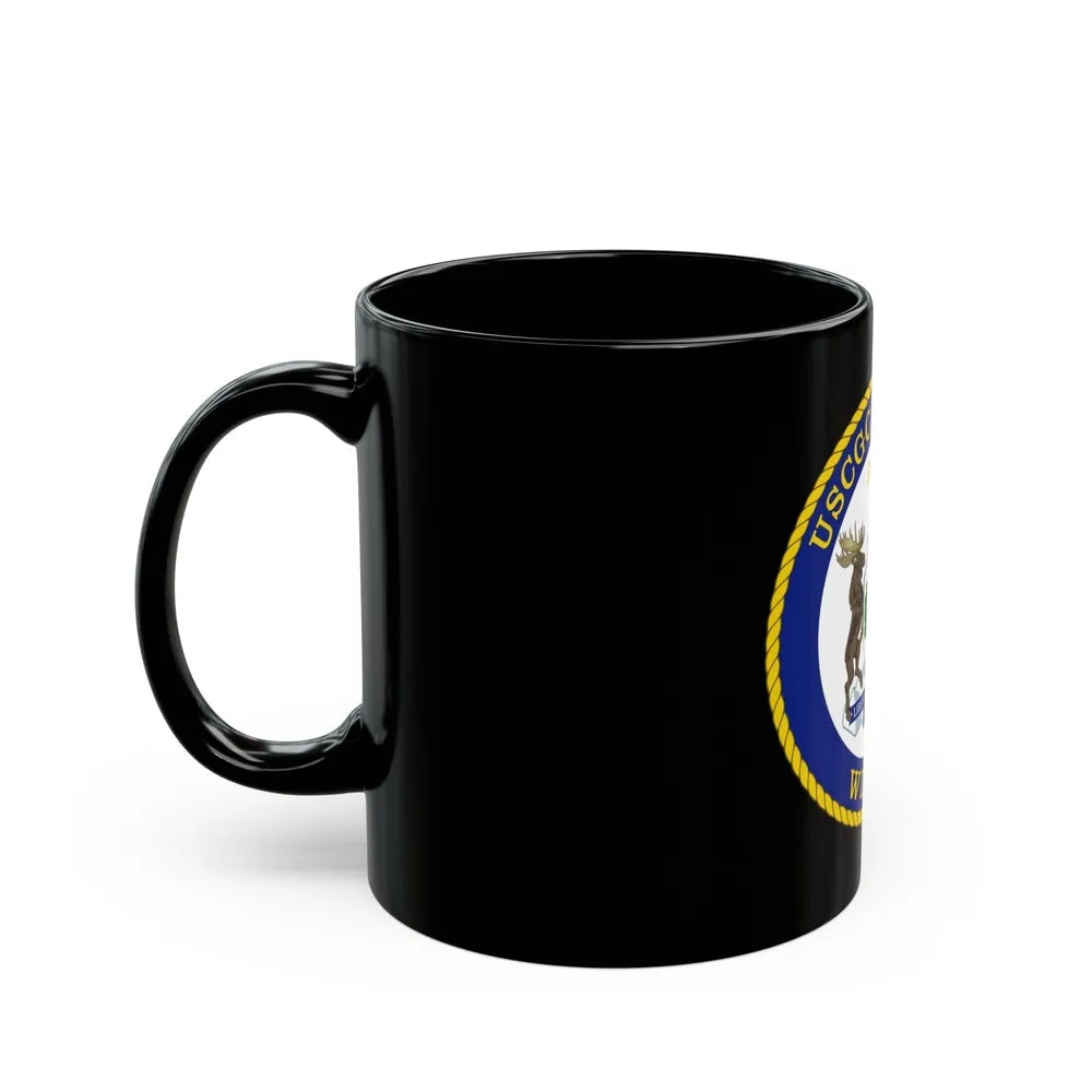 USCGC Hickory WLB 212 (U.S. Coast Guard) Black Coffee Mug-Go Mug Yourself