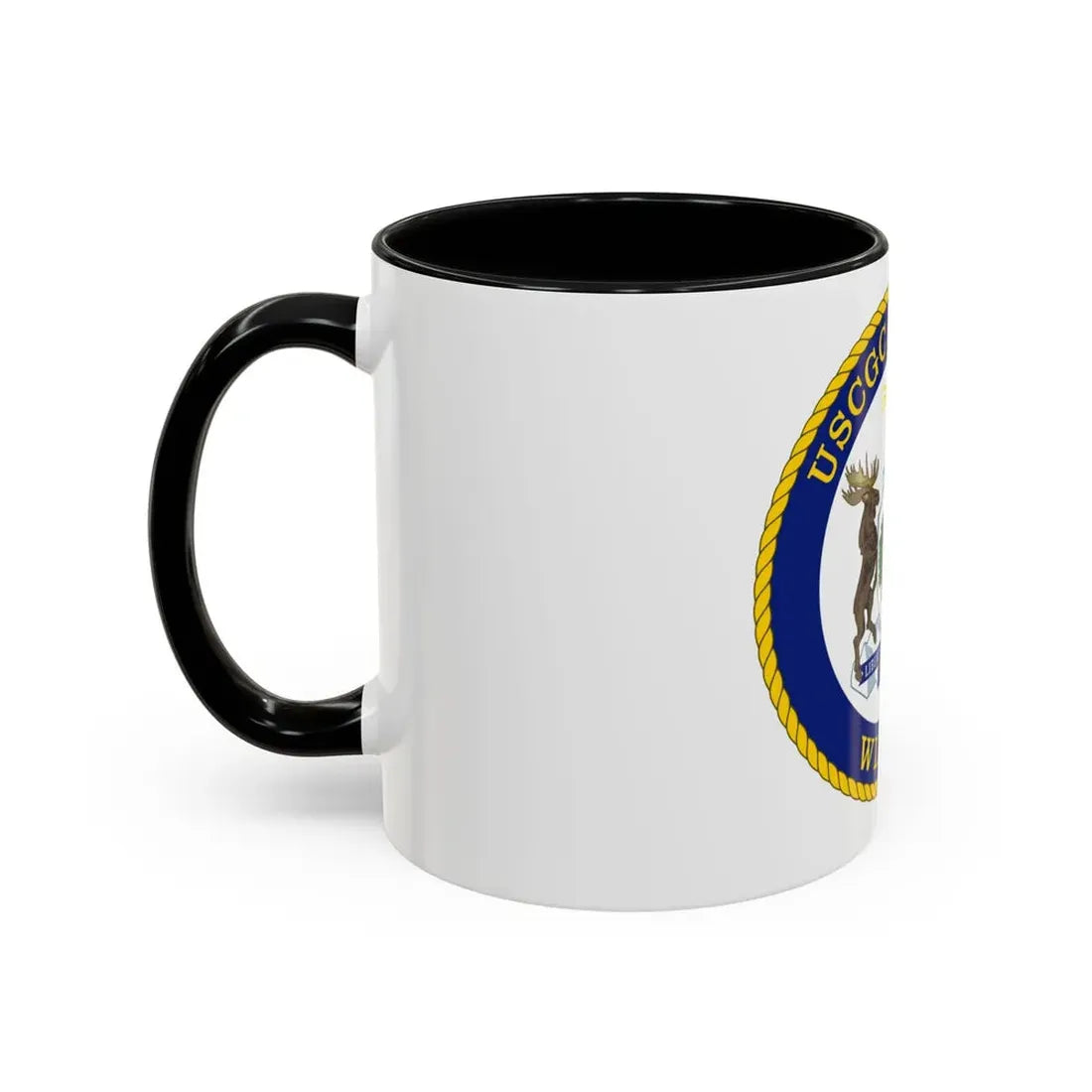 USCGC Hickory WLB 212 (U.S. Coast Guard) Accent Coffee Mug - Go Mug Yourself